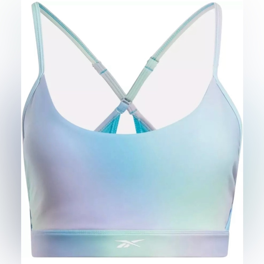 SALE🎉 Reebok Blue Sports Bra with Racerback Design - Picture 3 of 7